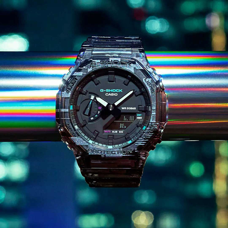 Часы Casio G-Shock GA-2100NN-1ADR — электронные, Япония, мужские
