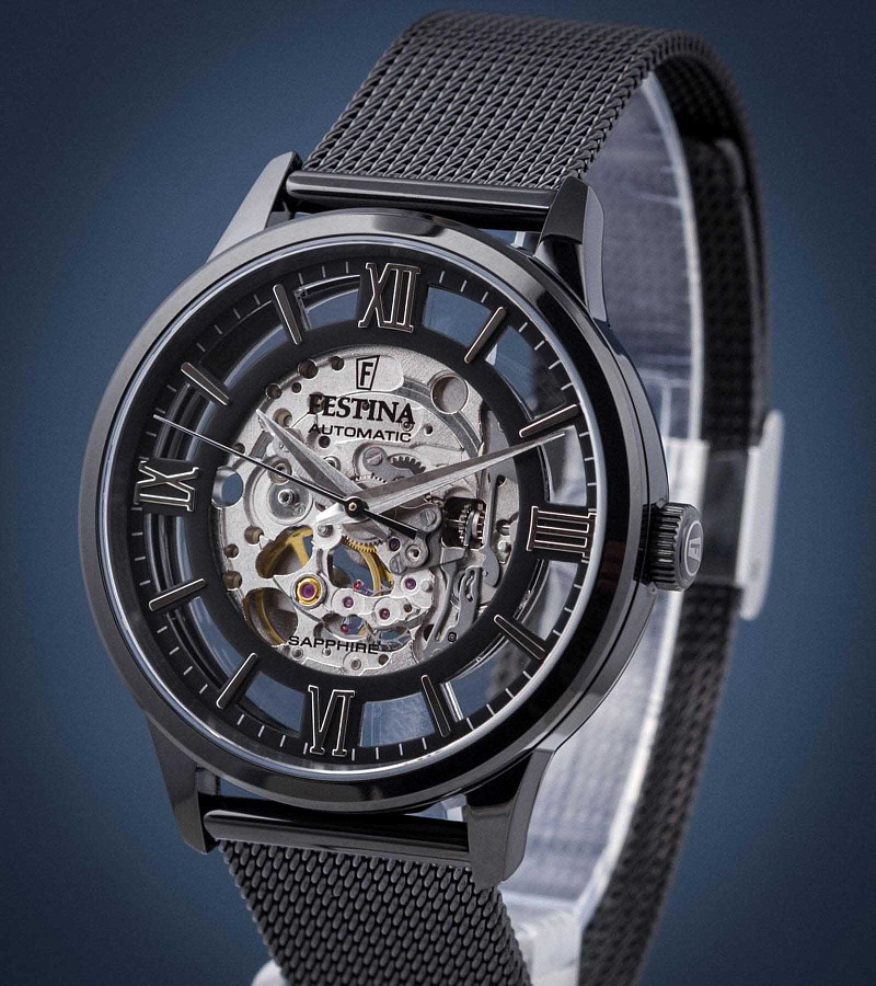 Часы Festina Automatic F20535/1 — сталь металл, мужские, Испания