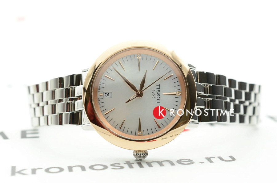 Часы Tissot T-Gold Glendora T929.210.41.116.00 — нержавеющая сталь, женские