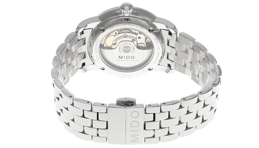 Часы Mido Baroncelli M8600.4.68.1 — механические, металл сталь
