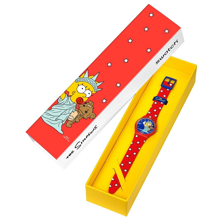 Часы Swatch Gent Biosourced Standart SO28Z120 — женские, силикон