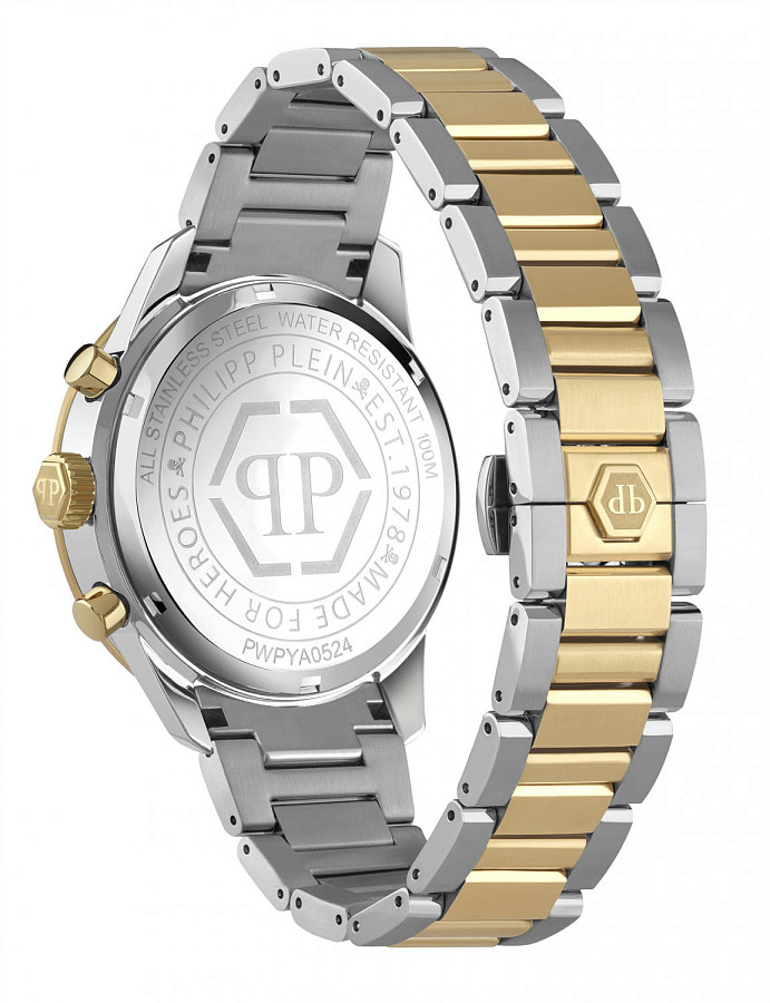 Часы Philipp Plein Pleinmeter PWPYA0524 — мужские, нержавеющая сталь с ip-покрытием