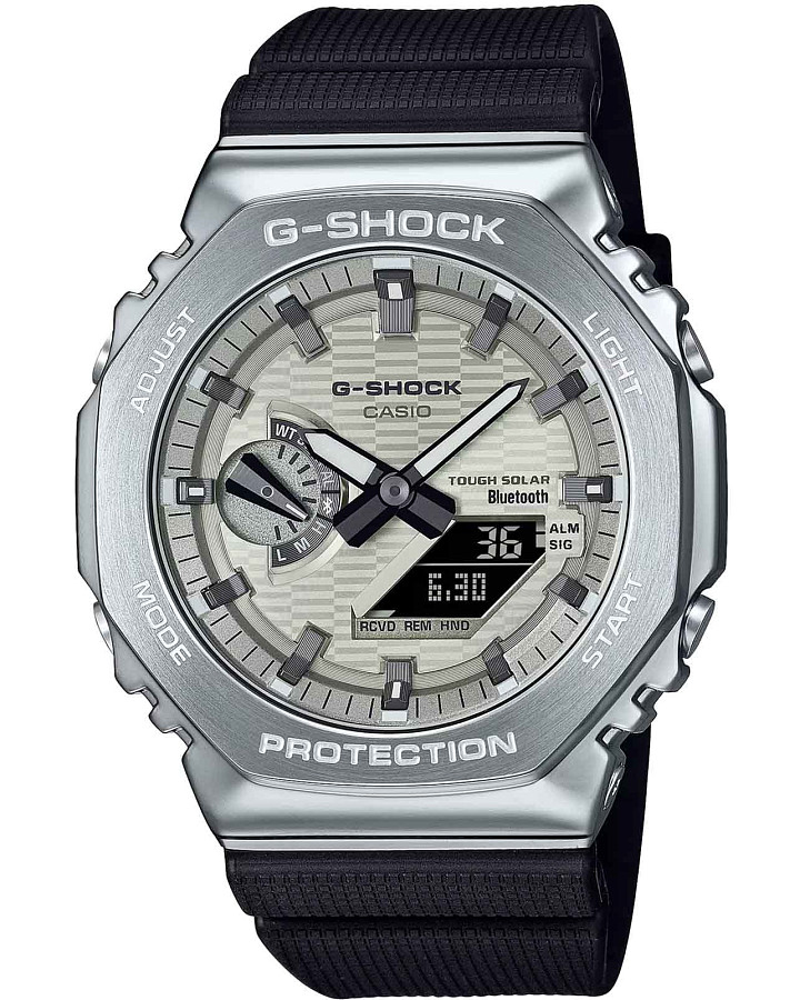 Часы Casio G-Shock GBM-2100A-8B — мужские, черный