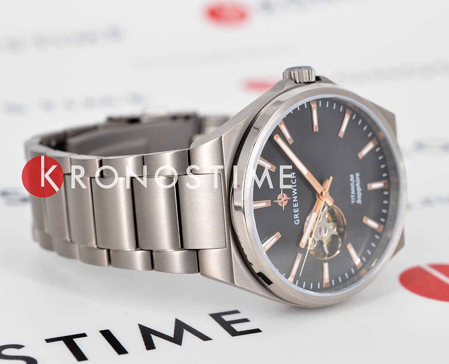 Часы Greenwich Titanium GW 084.10.34 — титан, Англия
