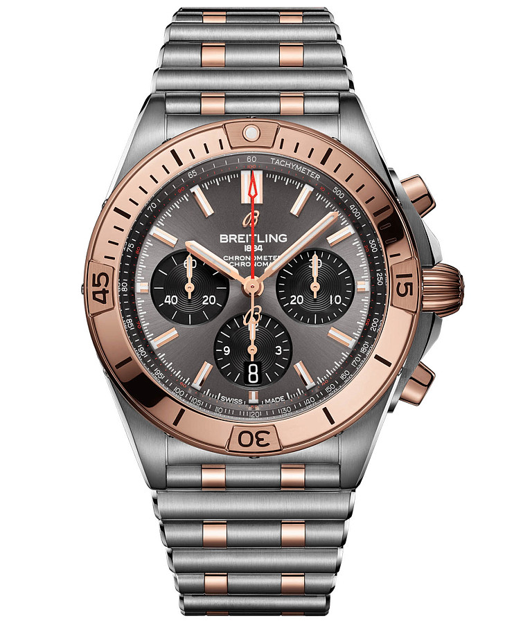 Часы Breitling Chronomat B01 42 UB0134101B1U1 — мужские, черный