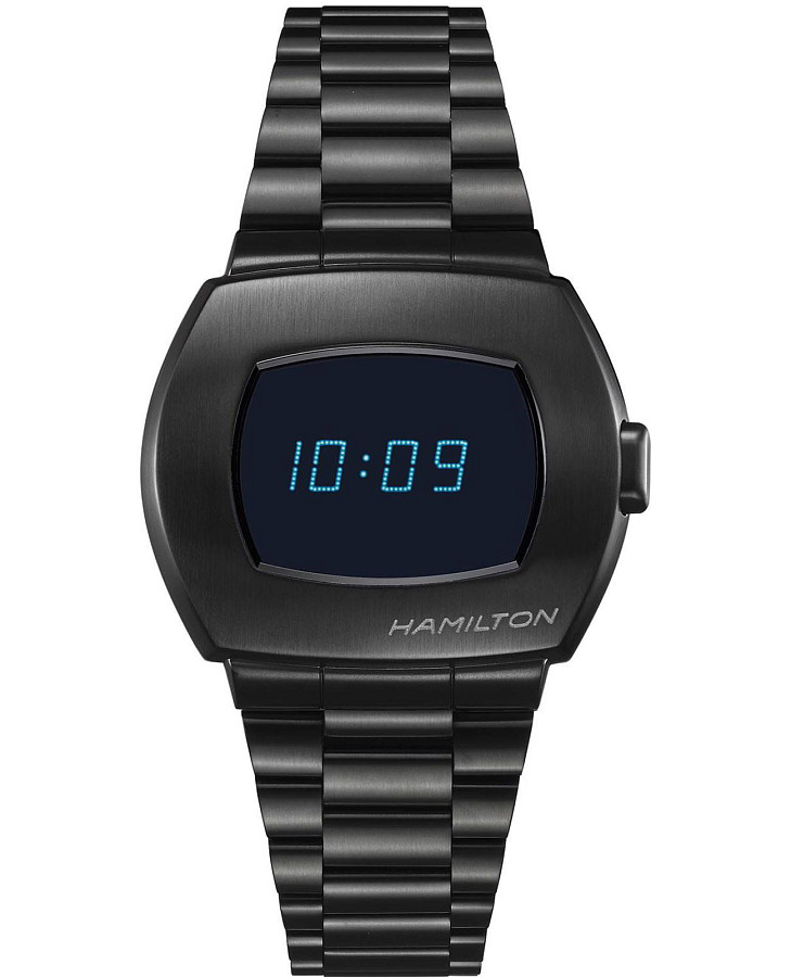 Часы Hamilton American Classic PSR Digital 74 H52404131 — мужские, антрацитовый