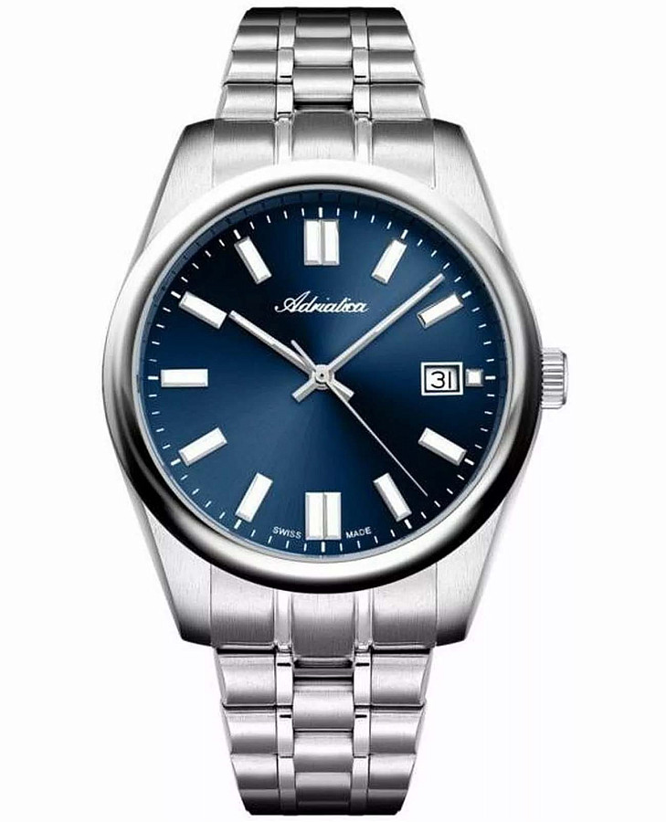 Часы Adriatica Classic A1298.5115Q — мужские, синий
