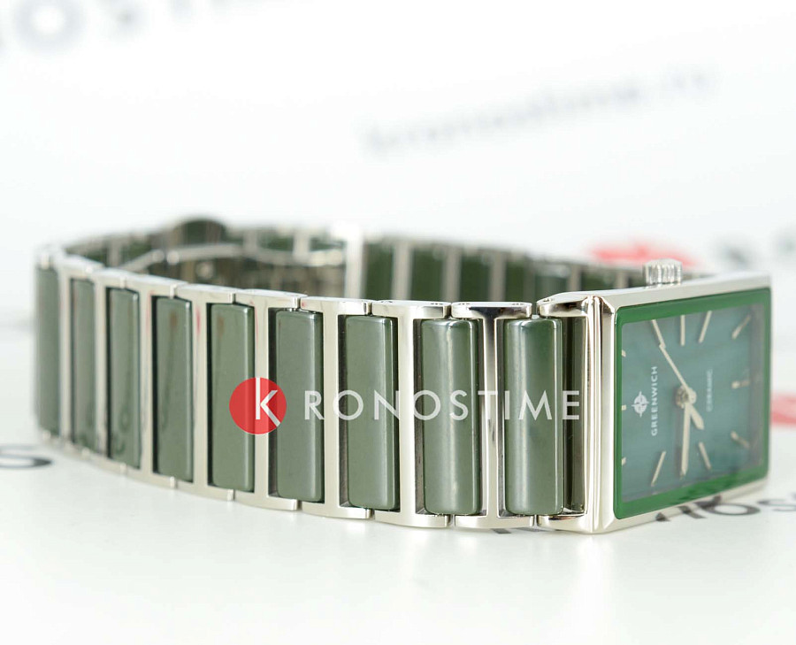 Часы Greenwich Electra GW 521.10.38 — сталь + керамические вставки, женские