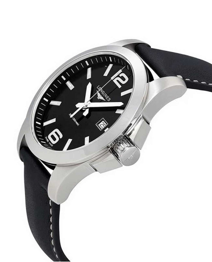 Часы Longines Conquest L3.760.4.56.3 — кварцевые, Швейцария, мужские