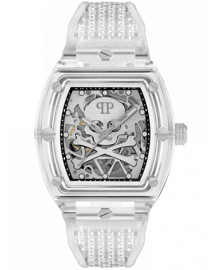 Часы Philipp Plein $keleton Crystal PWPTA0524 — мужские, белый