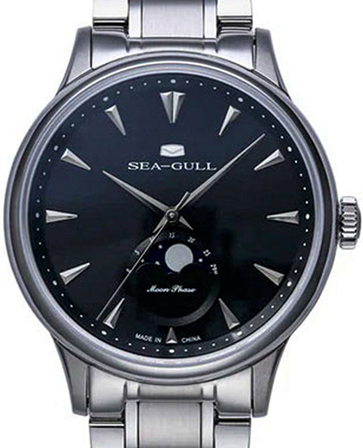 Часы Seagull Moon Phase 816.22.1131 — механические, сталь металл