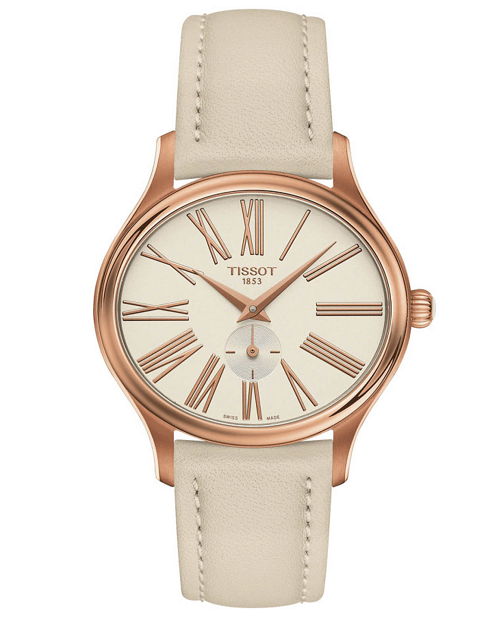 Часы Tissot Bella Ora T103.310.36.013.00 — женские, бежевый