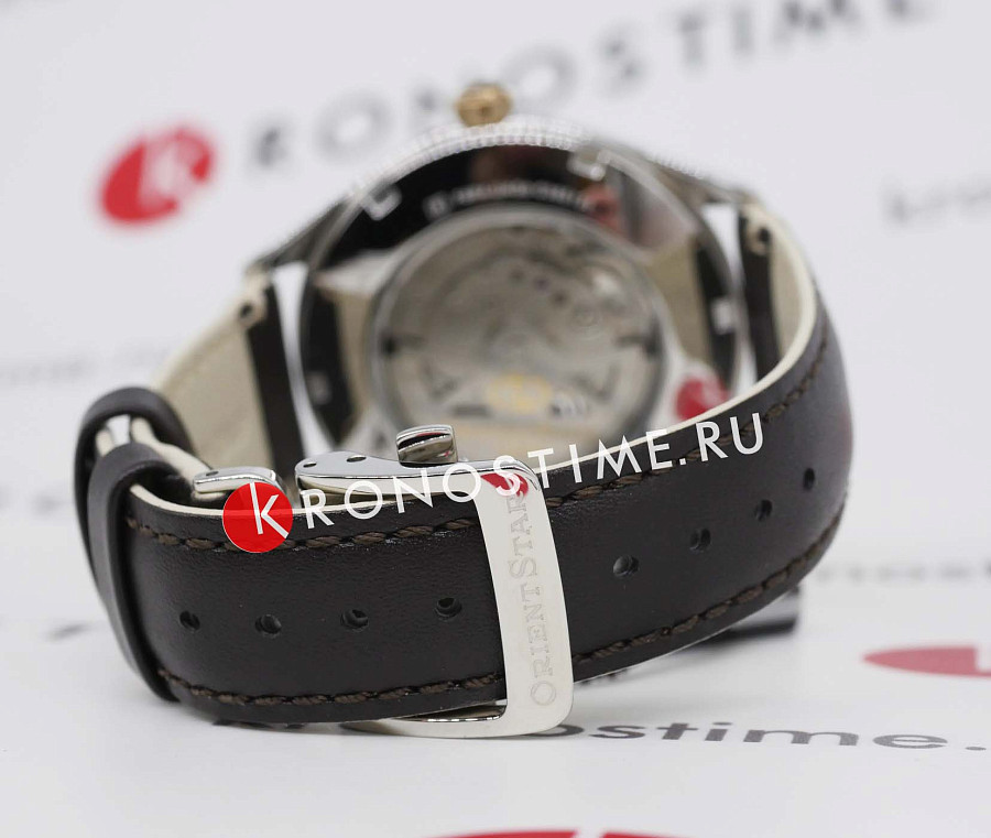 Часы Orient Star RE-AT0201G (RK-AT0201G) — металл сталь, кожаный