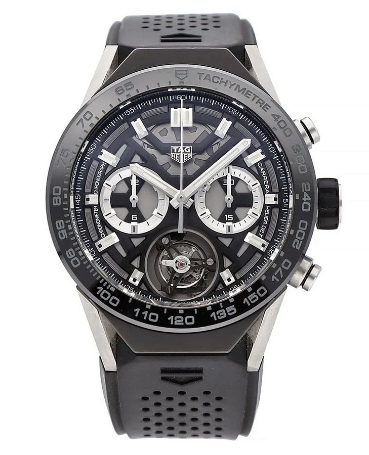 Часы TAG Heuer Carrera ACBF5A80 — мужские, черный