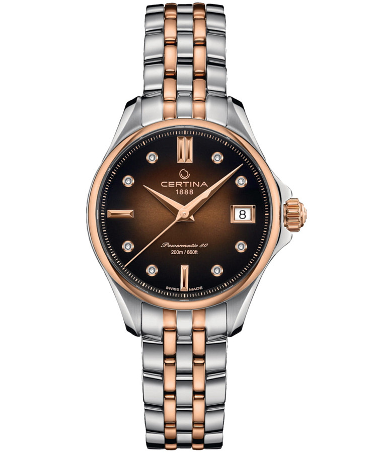 Часы Certina DS Action C032.207.22.296.00 — женские, коричневый