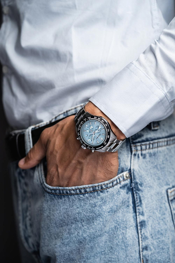 Часы Mathey-Tissot Mathy H9010CHABU — кварцевые, металл сталь