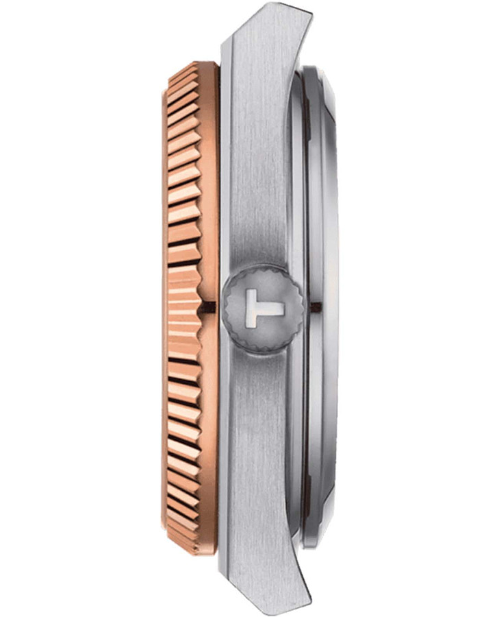Часы Tissot PRX Powermatic 80 Steel & 18k Gold T931.207.41.111.00 — сталь металл, Швейцария