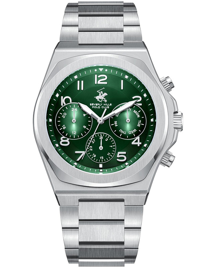 Часы Beverly Hills Polo Club BP3777X.370 — мужские, зеленый