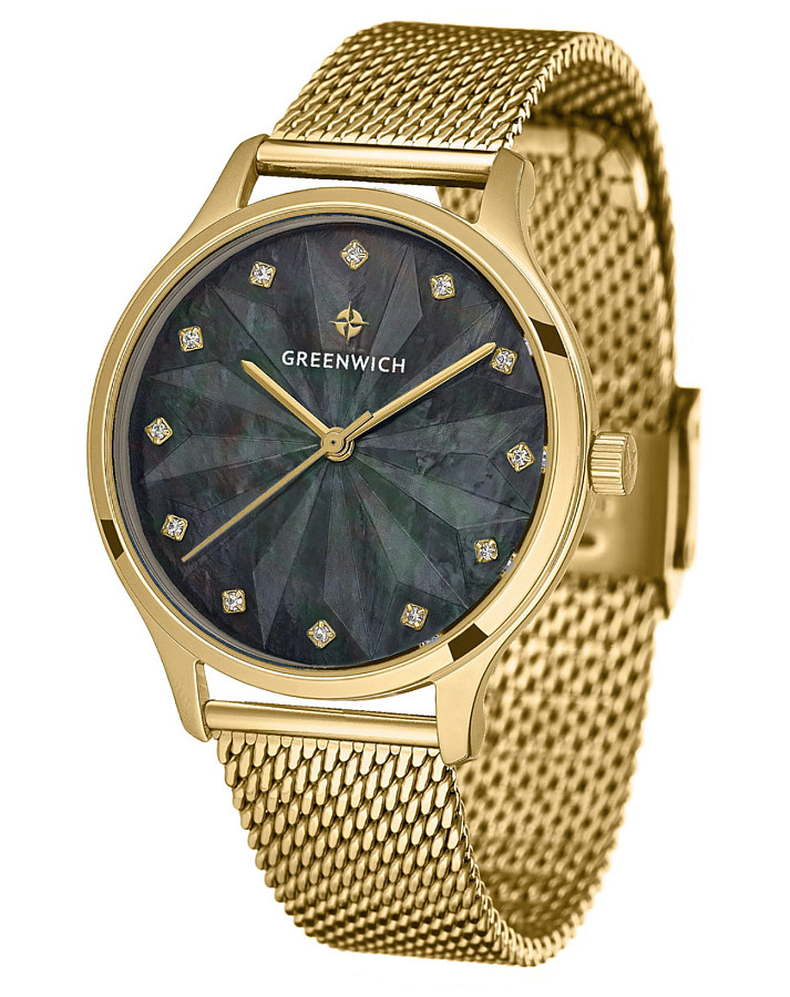 Часы Greenwich GW 341.29.51 — кварцевые, металл сталь