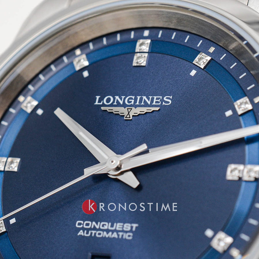 Часы Longines Conquest L3.830.4.97.6 — мужские, нержавеющая сталь