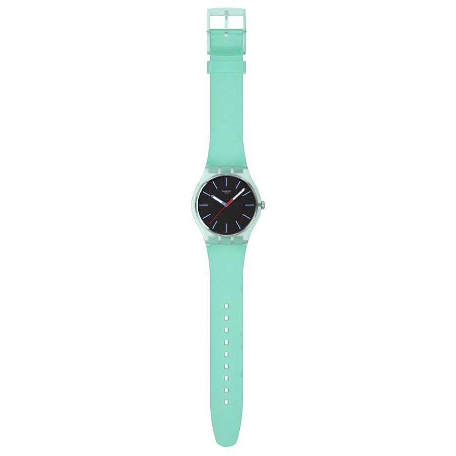 Часы Swatch Hint Of Mint SO29L103 — силикон, мужские