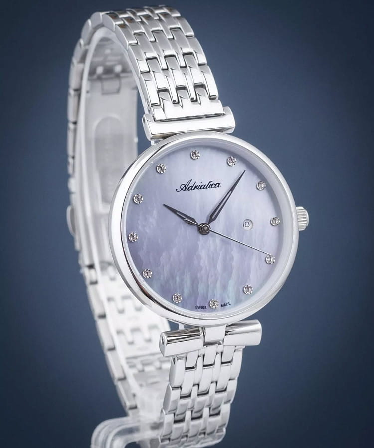 Часы Adriatica Essence A3736.514ZQ — нержавеющая сталь, женские