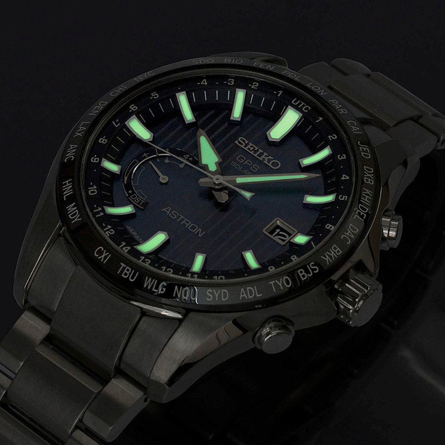 Часы Seiko Astron GPS Solar SSE159J1 — Япония, кварцевые