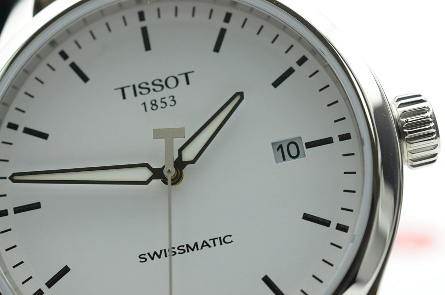 Часы Tissot Gent XL Swissmatic T116.407.16.011.00 — белый, сталь металл