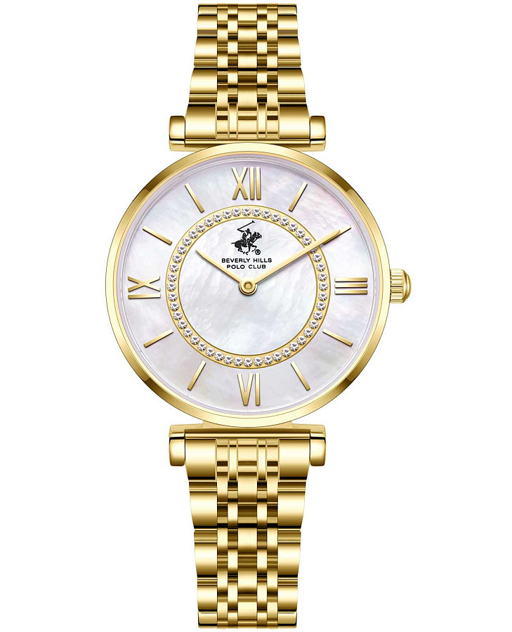 Часы Beverly Hills Polo Club BP3853X.120 — женские, перламутровый