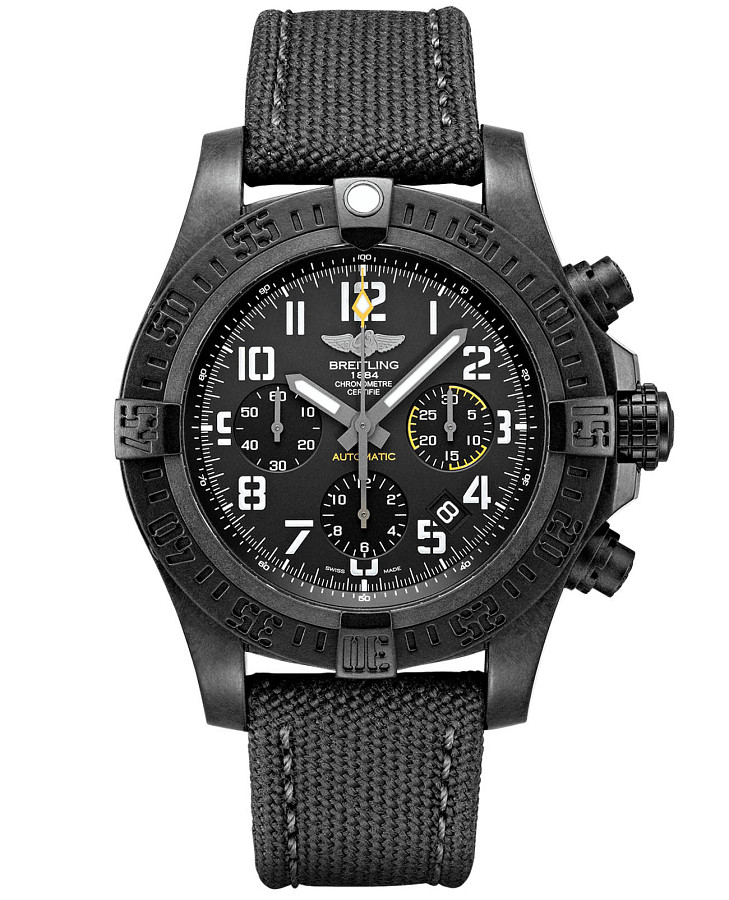Часы Breitling Avenger Hurricane 12H 45 XB0180E41B1W1 — мужские, черный