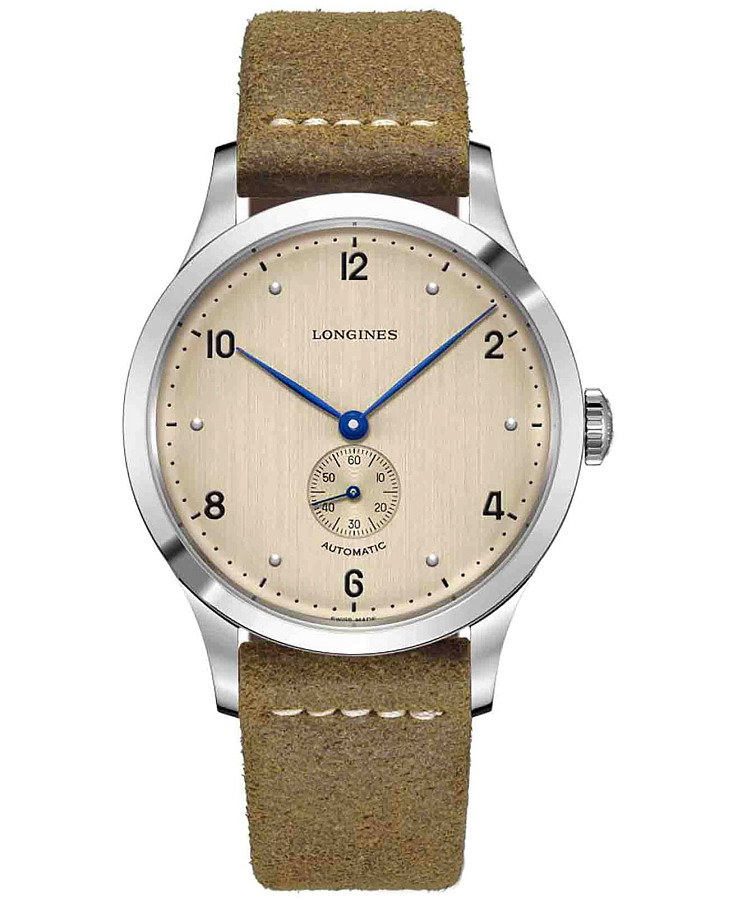 Часы Longines Heritage 1945 L2.813.4.66.0 — мужские, бежевый