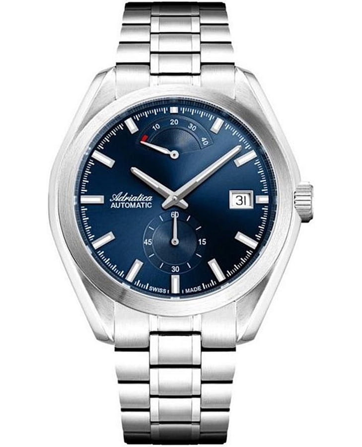 Часы Adriatica A8350.5115A — мужские, синий