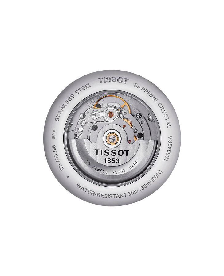 Часы Tissot Tradition Automatic Small Second T063.428.22.038.00 — сталь металл, Швейцария