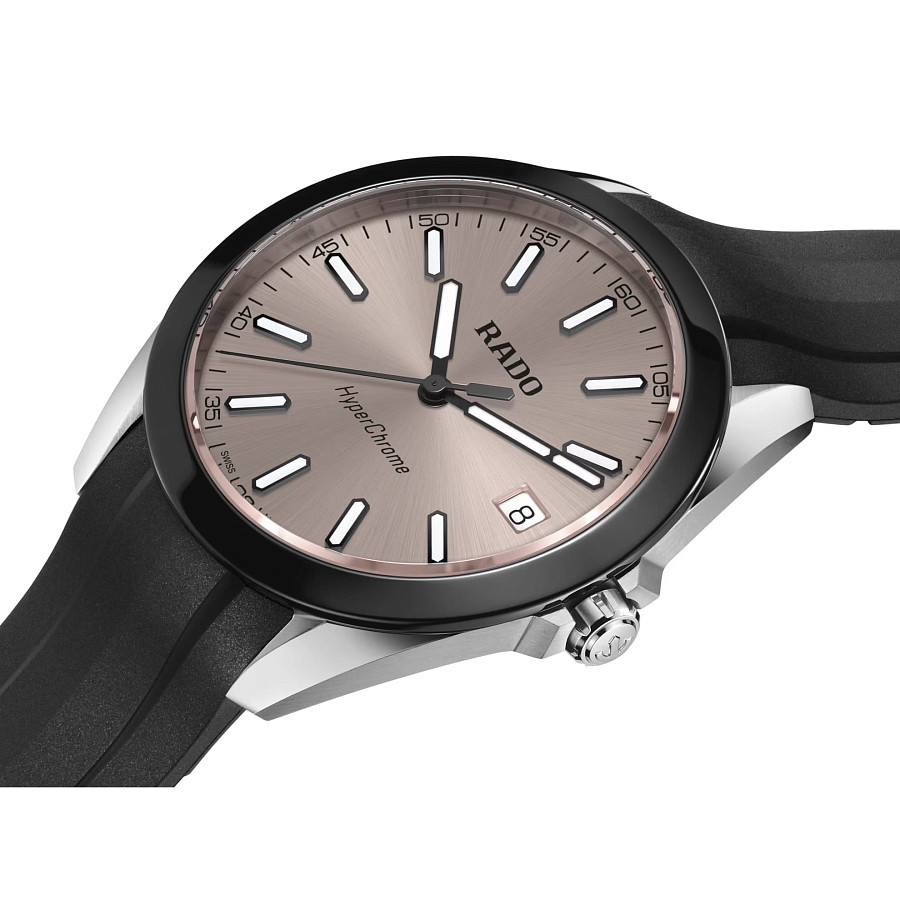 Часы Rado Hyperchrome R32280109 — бежевый, металл сталь