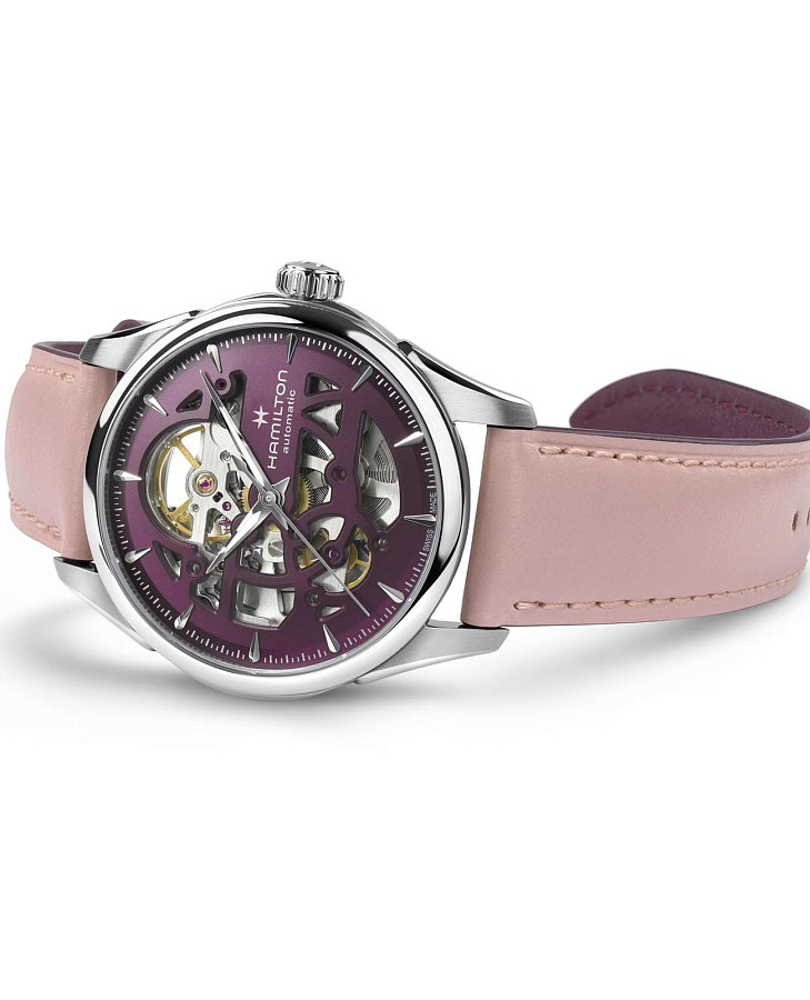 Часы Hamilton Jazzmaster Skeleton Lady Auto H32265801 — сталь, Швейцария