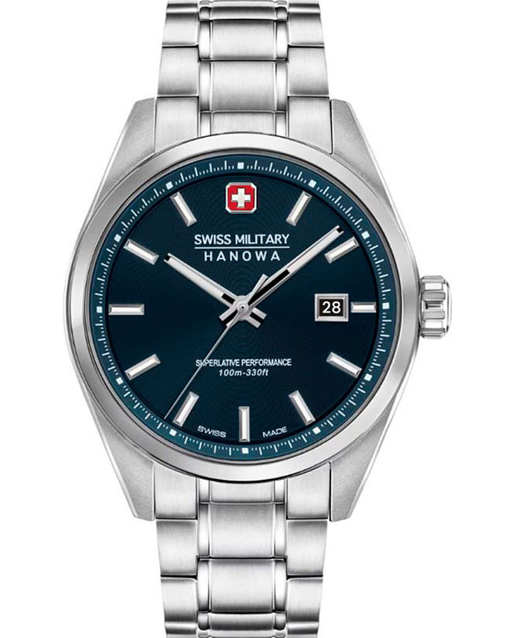 Часы Swiss Military Hanowa Pioneer SMWGH0004103 — мужские, бирюзовый