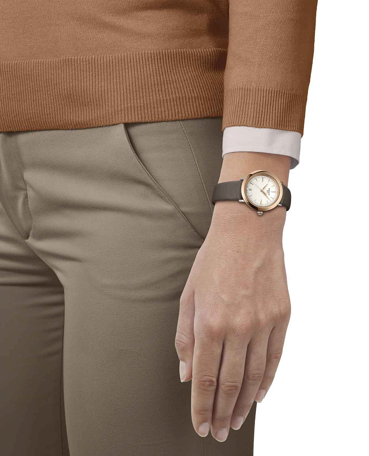 Часы Tissot T-Gold Glendora T929.210.46.266.00 — кварцевые, золото сталь металл