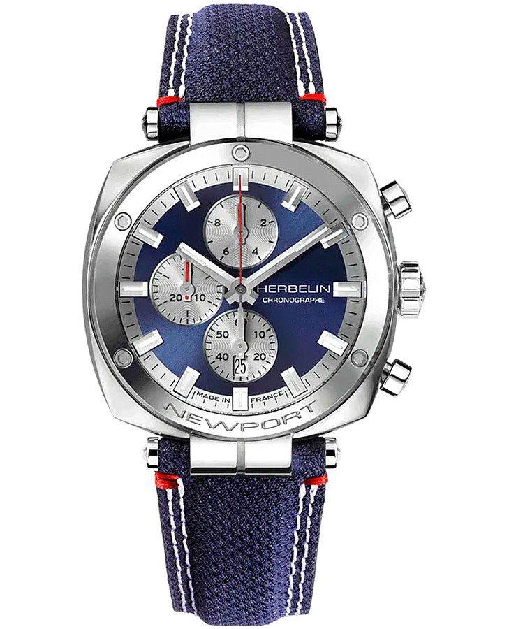 Часы Herbelin Newport Heritage 35664AP25 — мужские, синий