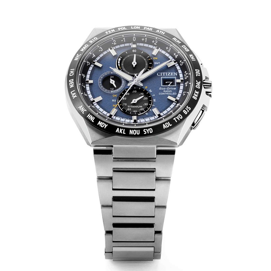 Часы Citizen Eco-Drive AT8238-84L — титановый, мужские