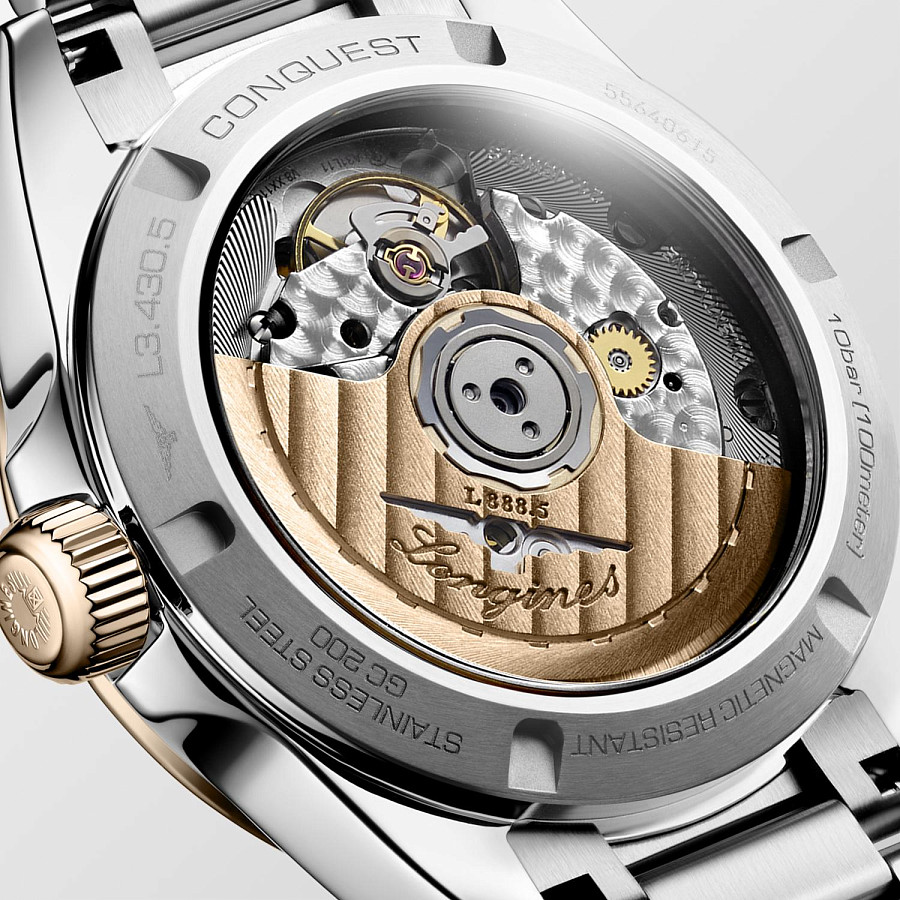 Часы Longines Conquest L3.430.5.72.6 — сталь металл, Швейцария