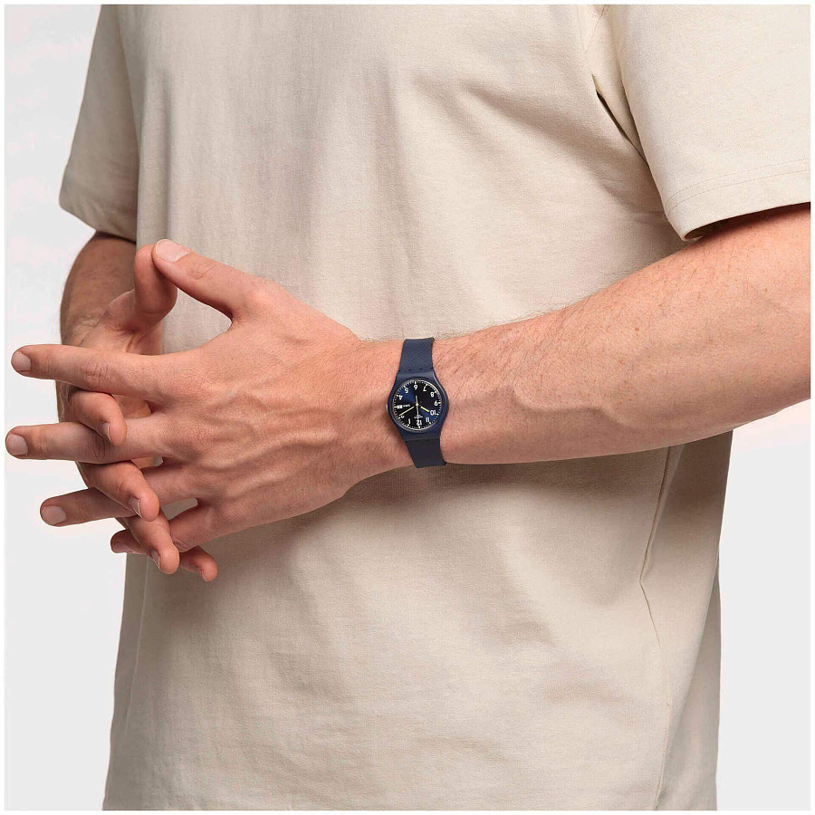 Часы Swatch Gent Biosourced Standard SO28N702 — женские, биоматериал