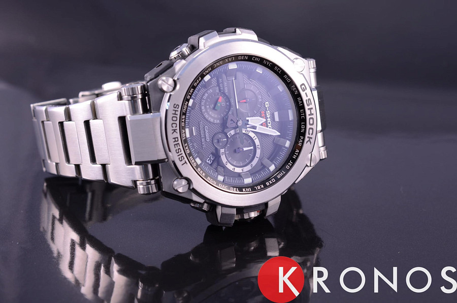 Часы Casio G-Shock Premium GM-2100SS-1ADR (MTG-S1000D-1A) — электронные, металл сталь