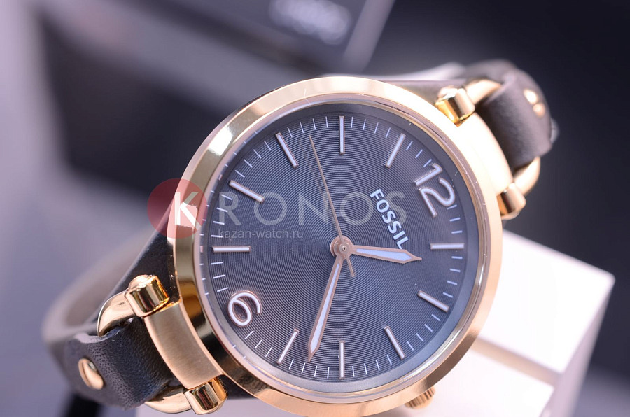 Часы Fossil Carlie ES3077 — кожаный, женские