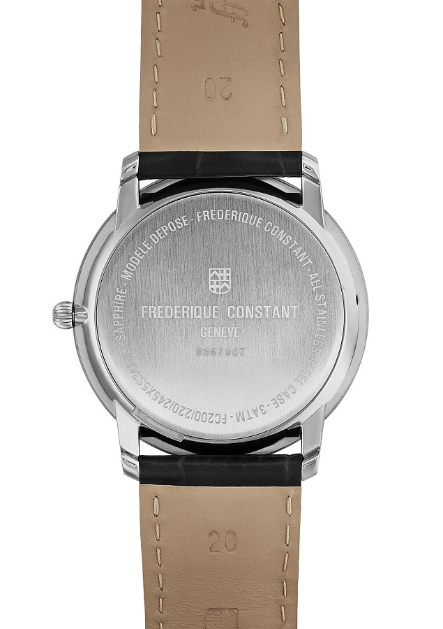 Часы Frederique Constant Slimline Gents FC-245M5S6 — сталь металл, Швейцария