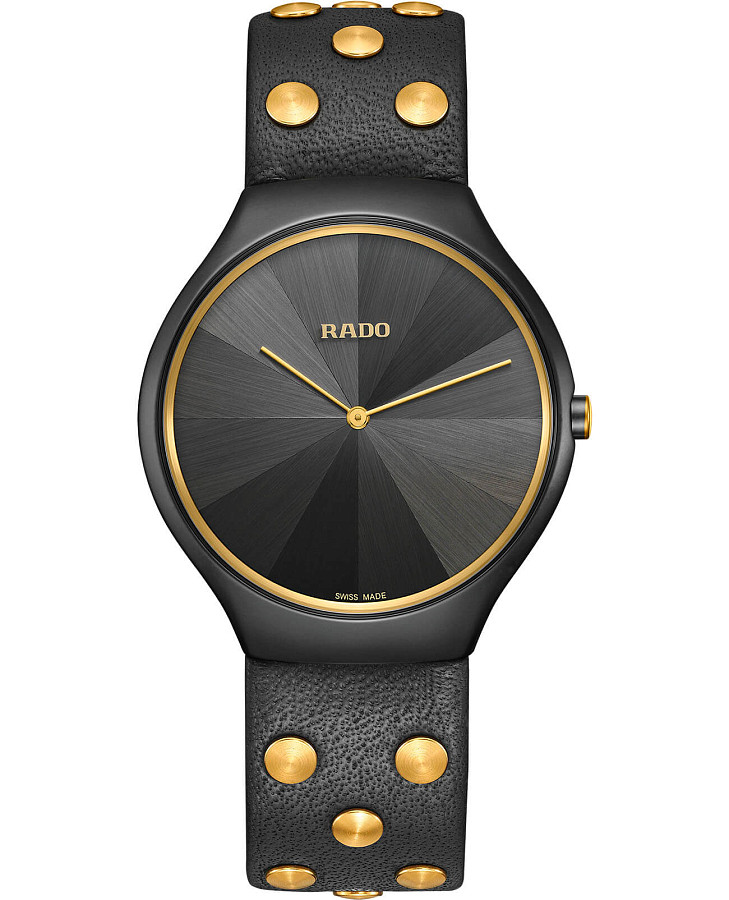 Часы Rado True Thinline Studs R27012105 — женские, черный