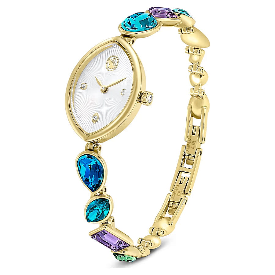 Часы Swarovski Gema 5749569 — кварцевые, металл сталь