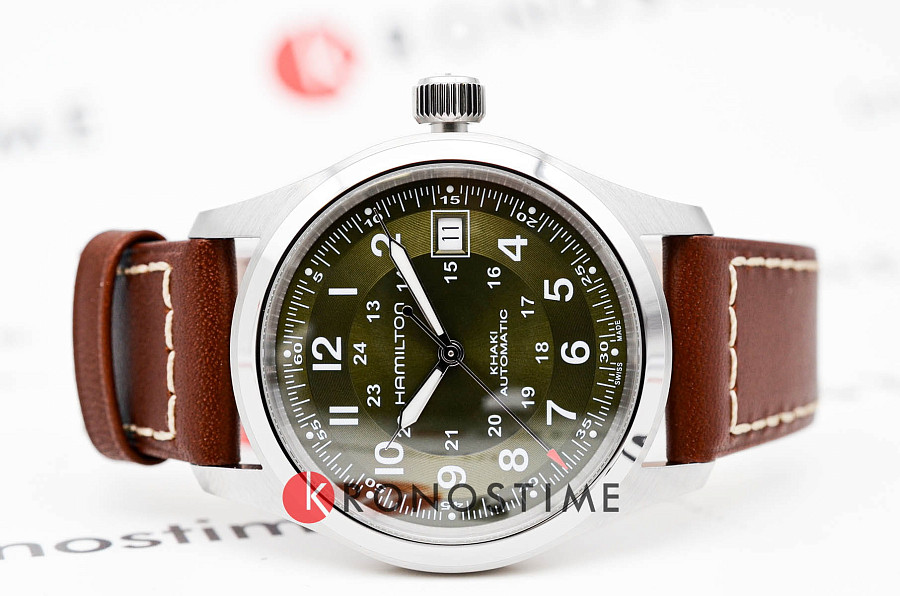 Часы Hamilton Khaki Field Auto H70455560 — механические, сталь