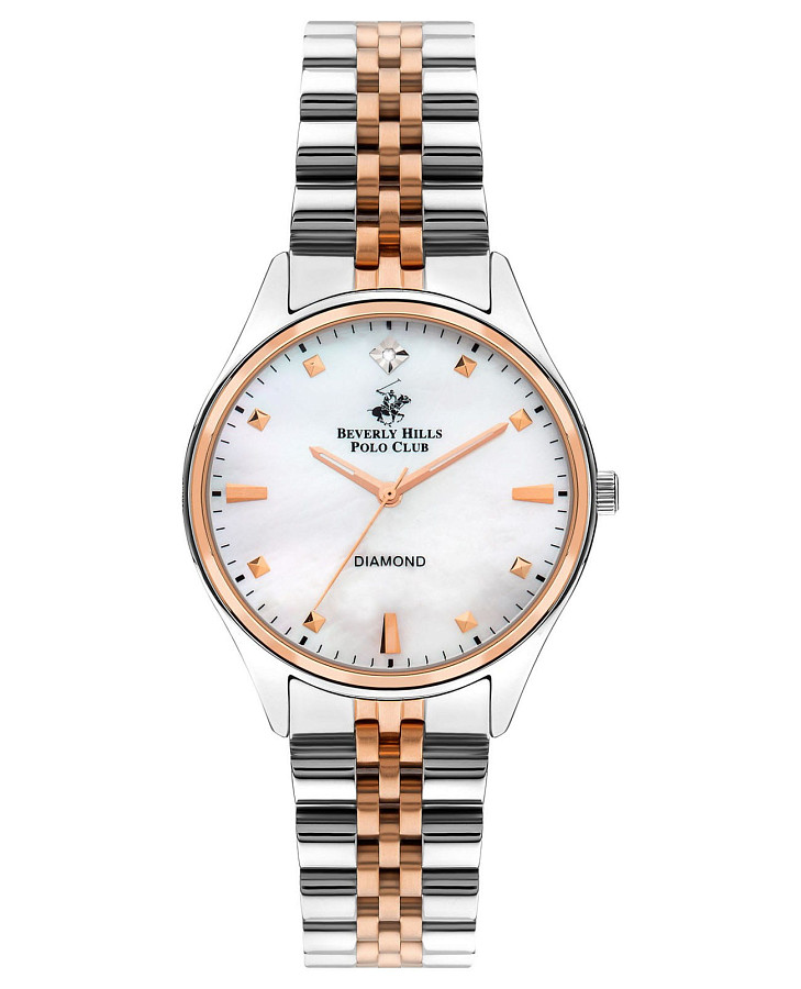 Часы Beverly Hills Polo Club BP3390C.520 — женские, серебристый