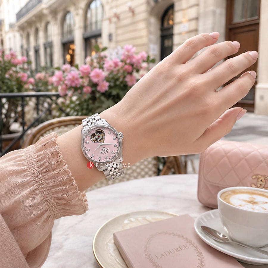 Часы Jaguar Automatic Open Heart J994/5 — женские, нержавеющая сталь