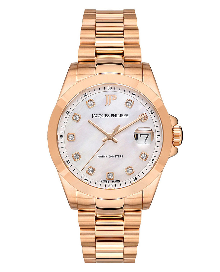 Часы Jacques Philippe Infinitum JPQLS343385 — женские, перламутровый